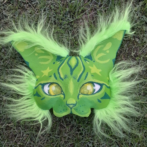Alien cat mask - cat,