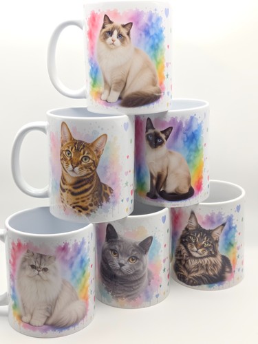 Cat breed mug - cat,