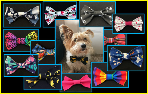 Handmade slide collar bow - handmade,