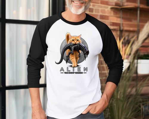 Alien cat funny graphic - graphic, top