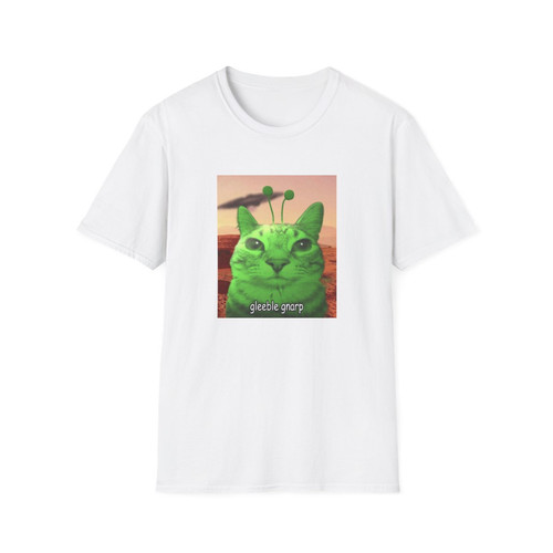 Green alien meme - alien, cat