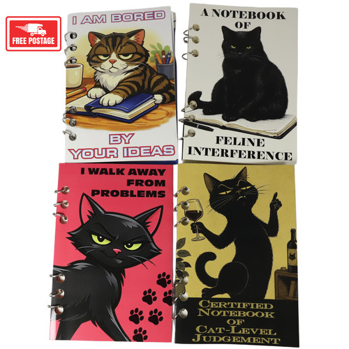 Novelty cat meme notebook - novelty,