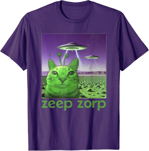 Funny alien cat - cat, graphic