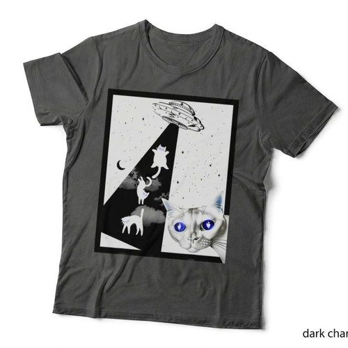 Funny cats with alien ufo - funny,