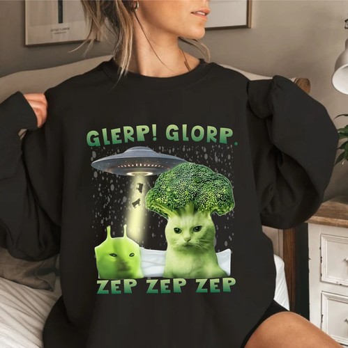 Funny broccoli cat - broccoli,