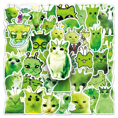 50pcs alien cat - 50pcs, cute