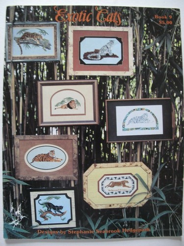 Exotic cats cross stitch - cross,