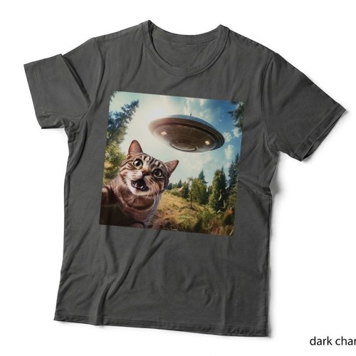 Funny cat selfie ufo - cat,