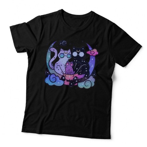 Pastel goth aesthetic cat - pastel,