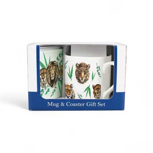 Wild cats bone - china, mug