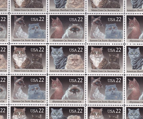 Exotic cats mint sheet - exotic,
