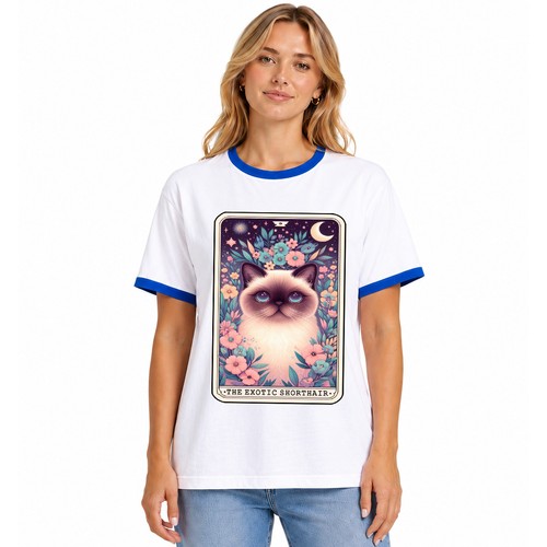 Exotic shorthair womens ringer - exotic,